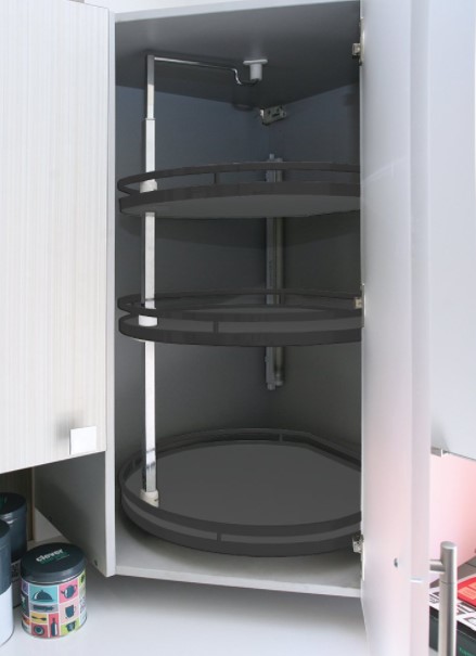 Комплект Твистер 3 полки 270 H 812 - 922 мм Арена СТИЛЬ цвет АНТРАЦИТ Kessebohmer | официальный магазин